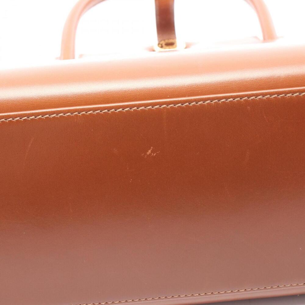 Hermes HERMES Dalvie MM Gold Handbag, Calfskin (Cowhide), Box Calf Leather, W... - Picture 7 of 10